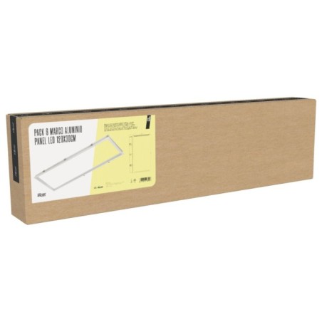 Marco de Aluminio para Panel LED 120x30 cm con Certificados CE y RoHS