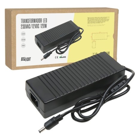 LED Transformer 120W 10A IP20 ABS 169x65x37mm