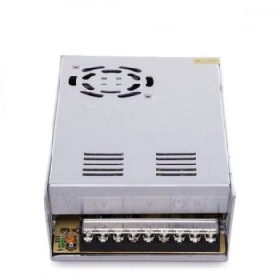 220VAC to 24VDC 400W 16.5A IP20 Transformer with Fan