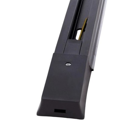 2M Black Aluminum Single-Phase Track for LED Spotlights CE RoHS