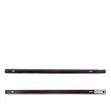 2M Black Aluminum Single-Phase Track for LED Spotlights CE RoHS