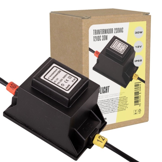LED Transformer 120W 10A IP20 ABS 169x65x37mm