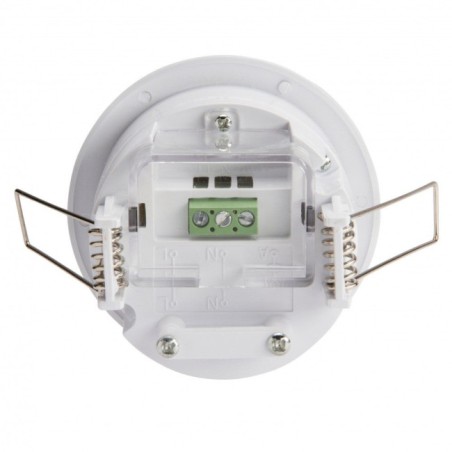 Sensor de Movimiento Empotrable 360º, ABS, IP25, 220-240V, Ø75.5x74.5mm