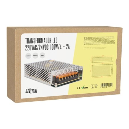 220V to 24VDC 100W 4.2A IP20 Transformer