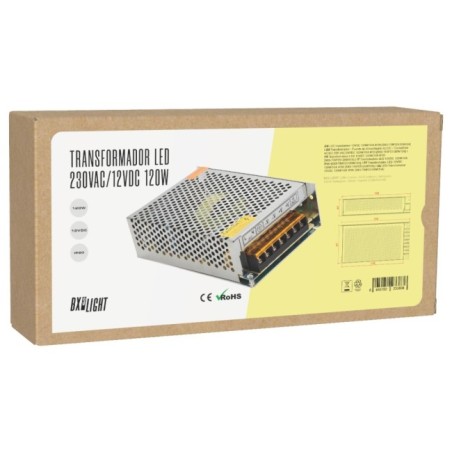 AC/DC transformer 230V to 12V 10A 120W IP20