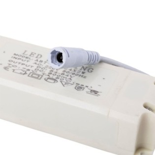 24W LED Driver, 45-84VDC, 600mA, Dimmable, IP20, Class II