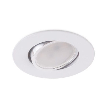 Adjustable Circular Downlight White Aluminum Ø93mm IP25