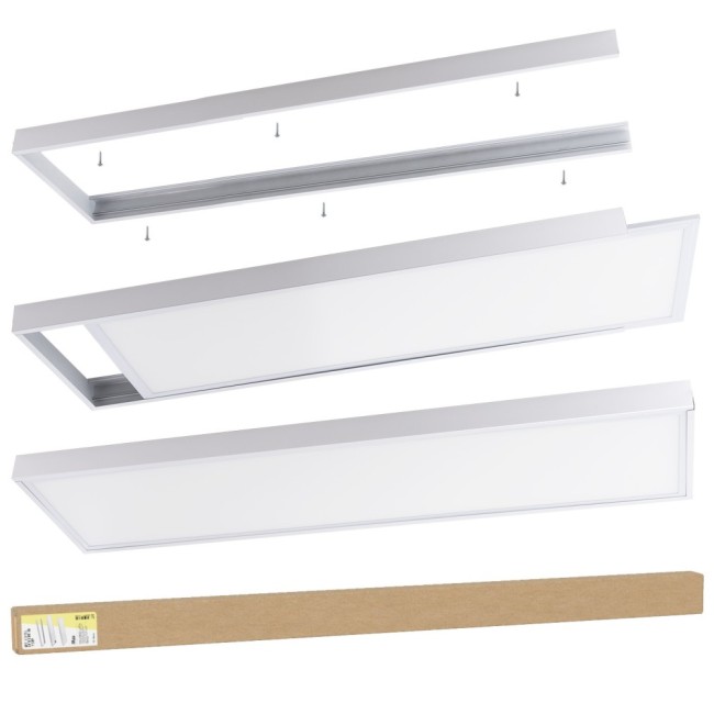 1200x300mm LED Panel IP25 Aluminum Terminal CE RoHS ISO9001