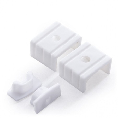 1M Aluminum Profile for LED Strip with Opal Diffuser
