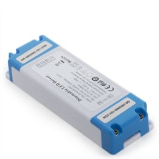 Adjustable driver 0-10V 24W, output 30-72VDC, 300mA, IP25