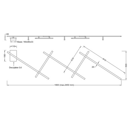 LED Ceiling Flush Light Indira (25W)