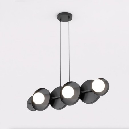 Aurevo black pendant lamp (6 lights)