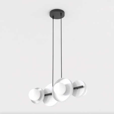 Aurevo white pendant lamp (4 lights)