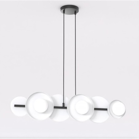 Aurevo white pendant lamp (6 lights)