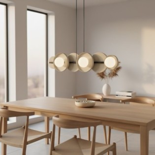 Aurevo moka pendant lamp (6 lights)