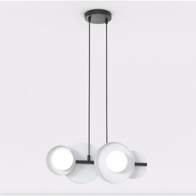 Aurevo gray pendant lamp (4 lights)