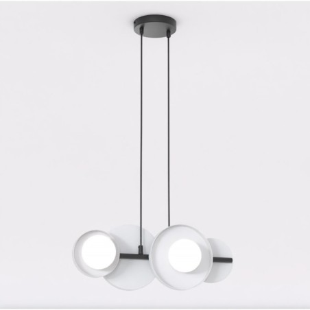 Aurevo gray pendant lamp (4 lights)