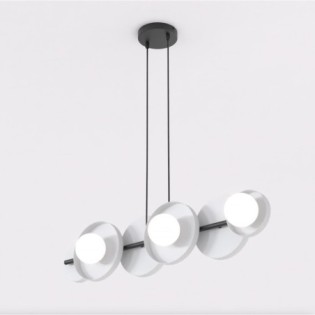 Aurevo gray pendant lamp (6 lights)
