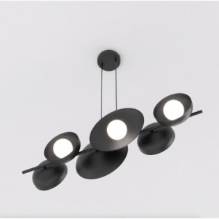 Cirion black pendant lamp (6 lights)