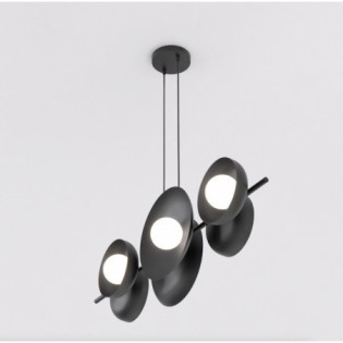 Cirion black pendant lamp (6 lights)