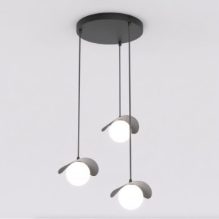 Serelia black pendant lamp (3 lights)