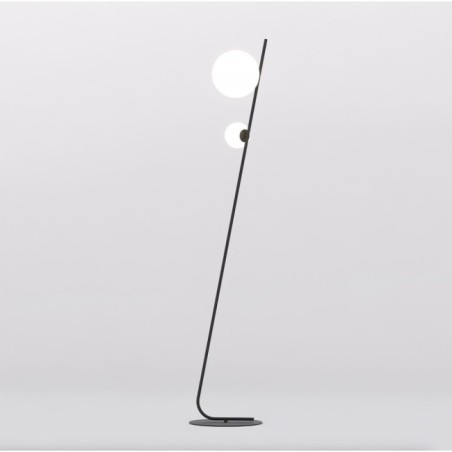 Zayra black floor lamp (2 lights)