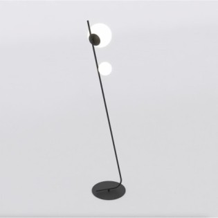 Zayra black floor lamp (2 lights)
