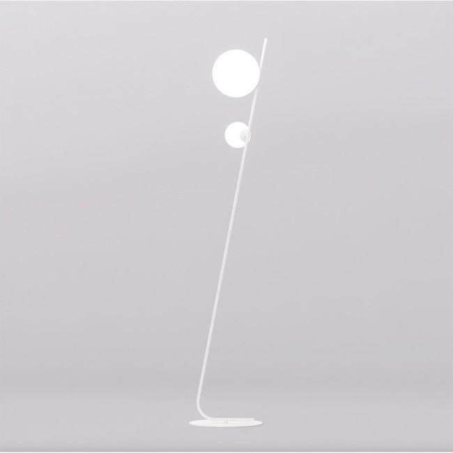 Zayra white floor lamp (2 lights)