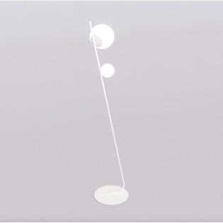 Zayra white floor lamp (2 lights)