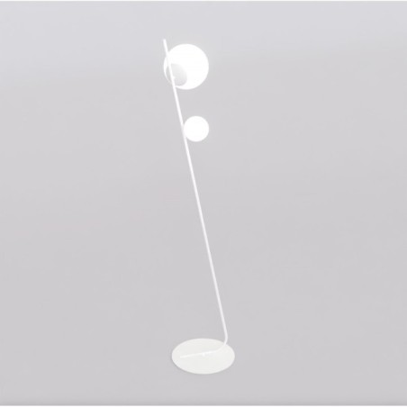 Zayra white floor lamp (2 lights)