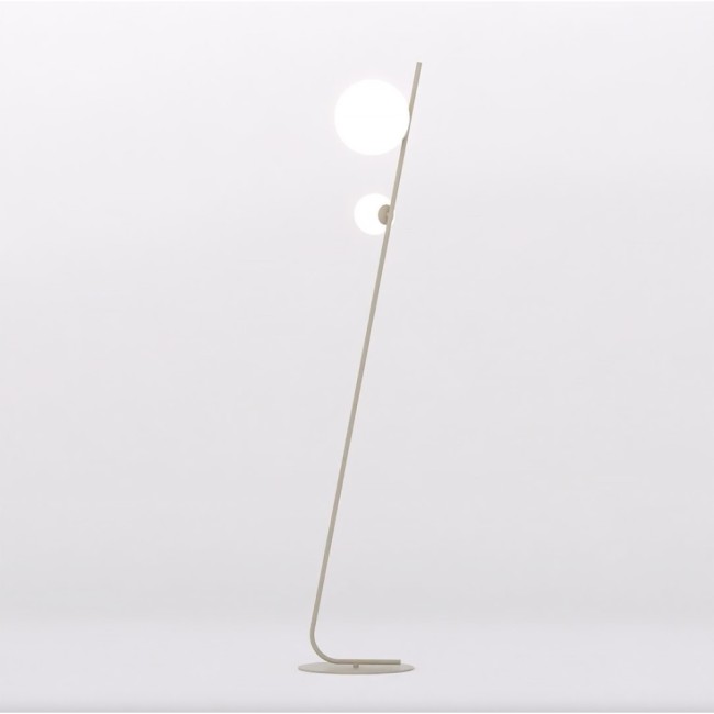 Zayra mocha floor lamp (2 lights)
