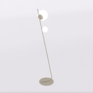 Zayra mocha floor lamp (2 lights)