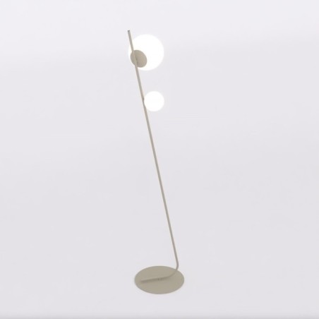 Zayra mocha floor lamp (2 lights)