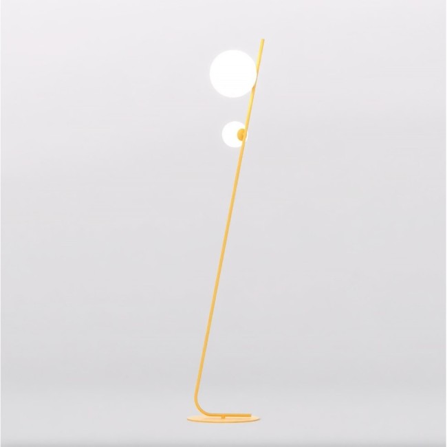 Zayra orange floor lamp (2 lights)