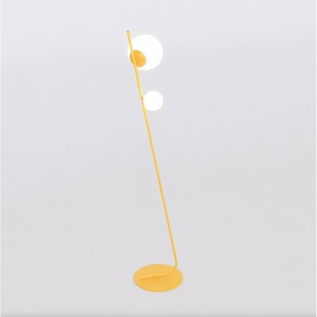 Zayra orange floor lamp (2 lights)