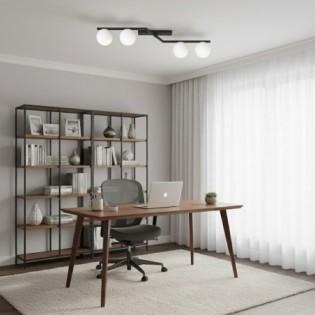 Lámpara de techo Aurelis opal (4 luces)