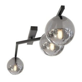 Aurelis graphite ceiling lamp (3 lights)