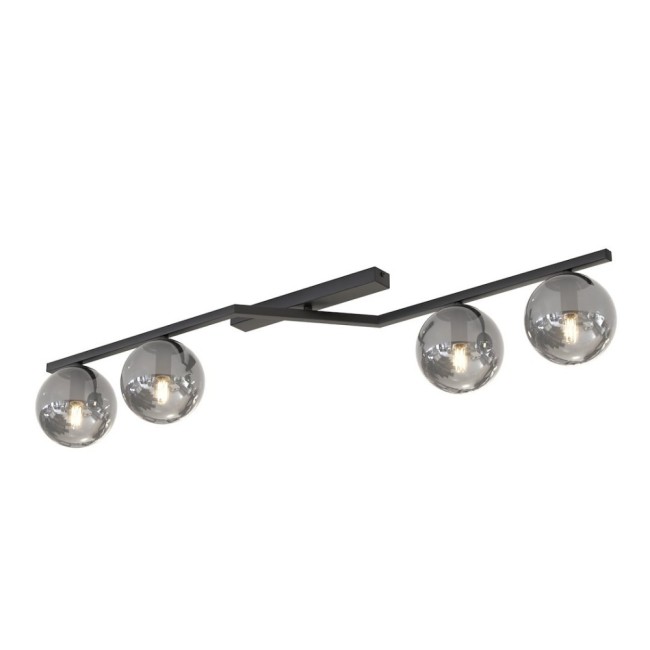 Aurelis graphite ceiling lamp (4 lights)