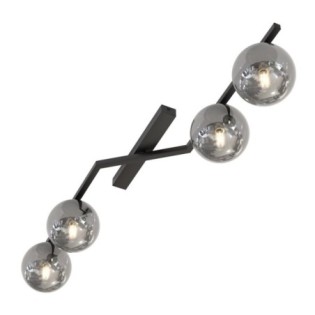 Aurelis graphite ceiling lamp (4 lights)