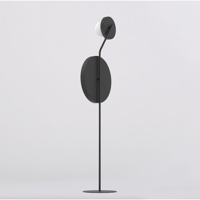Novara black floor lamp (2 lights)