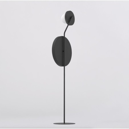 Novara black floor lamp (2 lights)