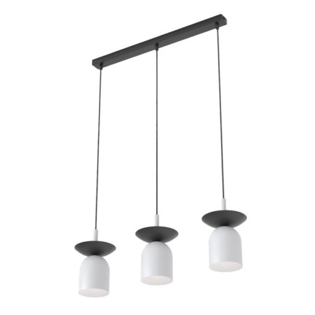 Lorenza gray+black hanging lamp (3 lights)