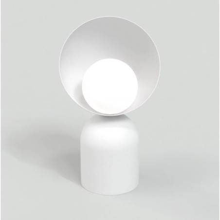 Lámpara de mesa Elvia blanco