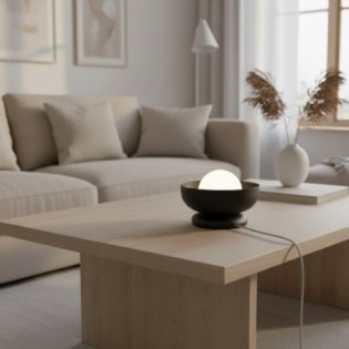 Fenko black table lamp