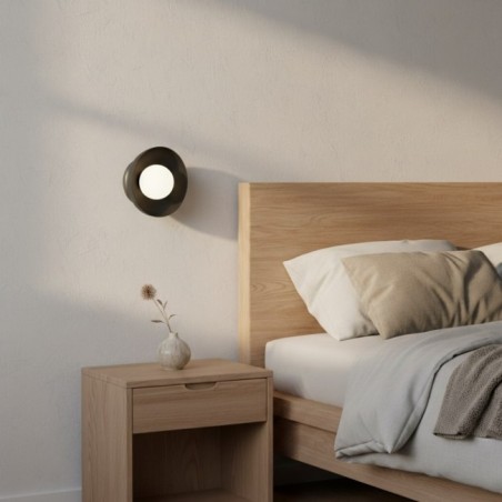 Aplique de pared Fenko negro