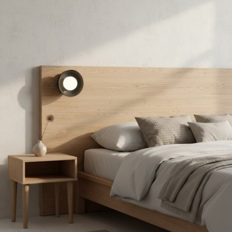 Aplique de pared Fenko negro