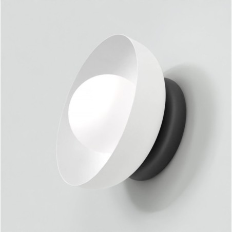 Aplique de pared Fenko blanco+negro