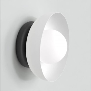 Aplique de pared Fenko blanco+negro
