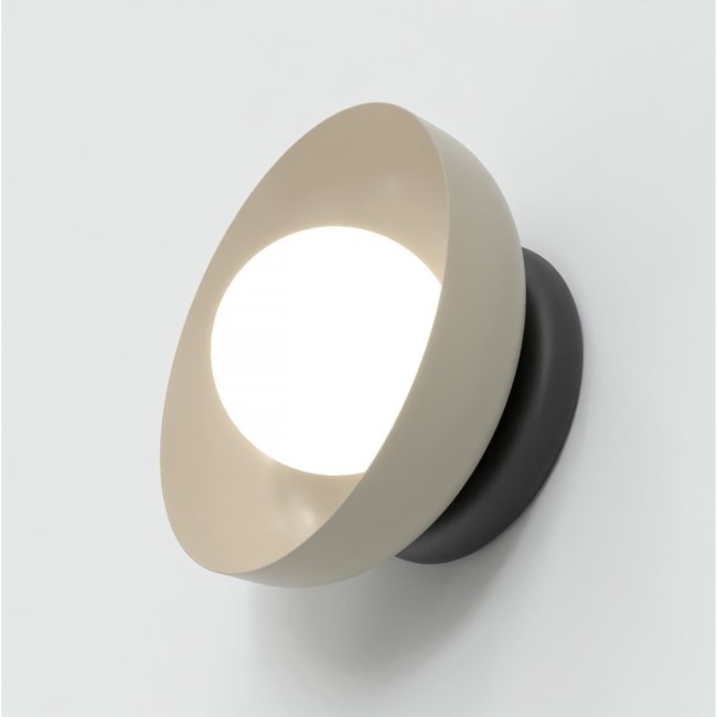 Aplique de pared Fenko moka+negro