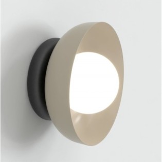 Aplique de pared Fenko moka+negro